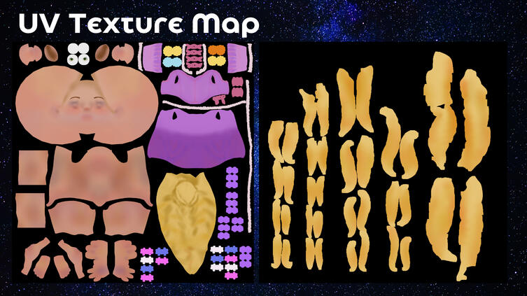 UV Texture Rapunzel